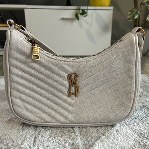Steve Madden cream shoulder bag